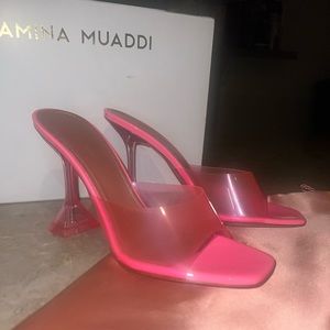 Amina Muaddi
Lupita PVC Mules size 39